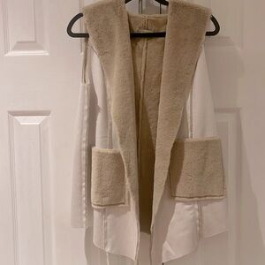 Fuzzy vest/ size medium